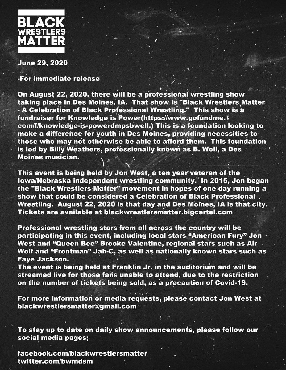 BWMdsm's tweet image. For immediate release. 

Let ‘em know. 

SHARE this and tag all the media outlets you think should be talking about this.