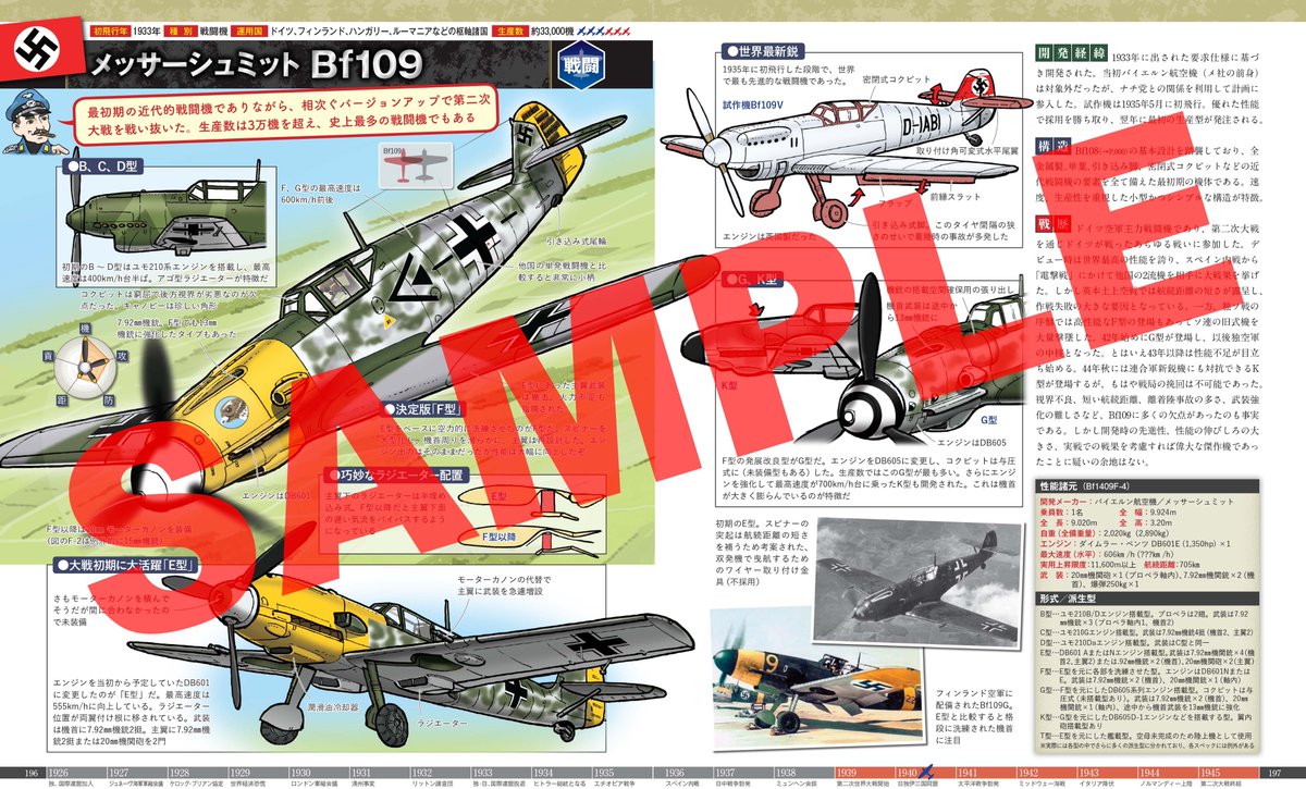 Shingo Watanabe 渡辺信吾 على تويتر 以前から呟いておりしたが 第二次大戦の軍用機約230機を一挙に紹介するイラスト本を製作中です 私が所属するウエイドのクラファンページで先行予約中 ひとまず6 29まで です 今回は製作中の画像を大公開 開発中なので誤字脱字