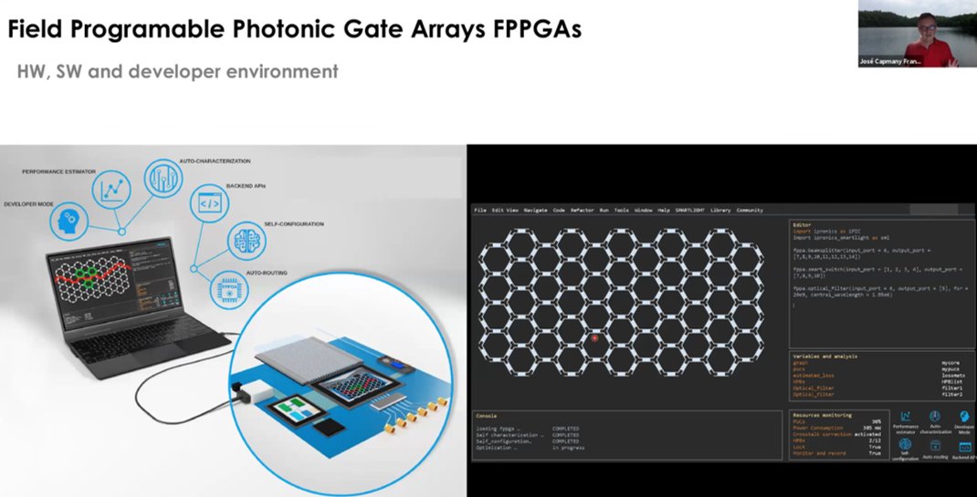 iPronics's tweet image. Our COO and co-founder @josecapmany delivering a keynote talk about Programmable Integrated Photonics at #ECIO2020 conference @ecioconference last week.
➡️ecio-2020.org/session-10
#programmablephotonics #photonics