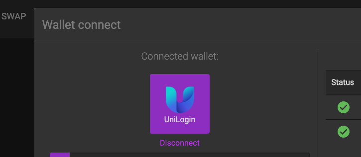 We just released <a href="/unilogin/">UniLogin</a> support for 1inch! Thanks to <a href="/pscltllrd/">pascal0x 🧪🦇🔊</a>  for the hot hint! 🚀🌈🥳🤘
#DeFi