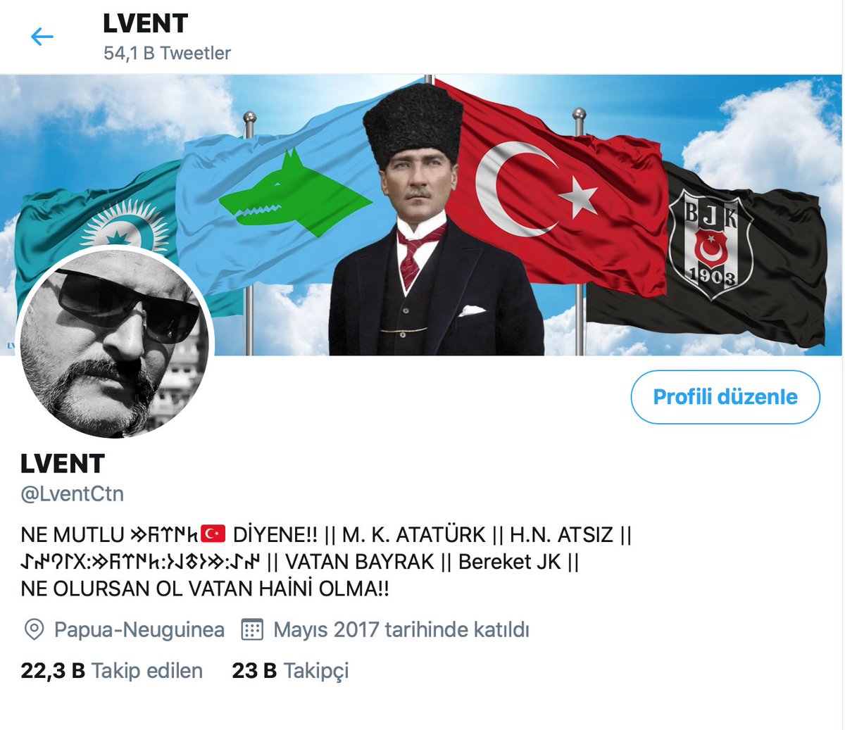 Kimseyi takipten çıkmadım bilginiz olsun