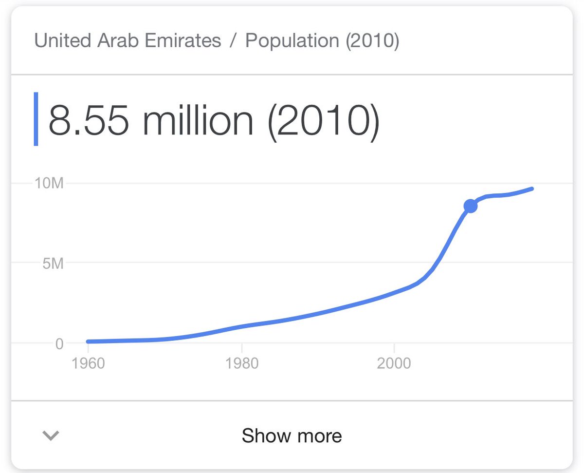 أشاهد تعليقات فيما يخص إنخفاض تعداد سكان #الإمارات الذي يتوقع له بحسب @OxfordEconomics ألا يقل عن 10...