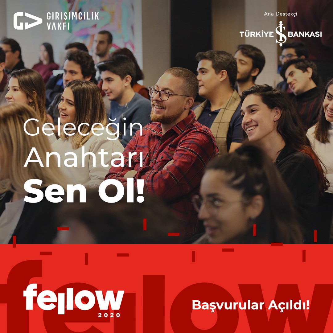 unluco's tweet photo. Destekçisi olduğumuz Türkiye Girişimcilik Vakfı'nın 2020 Fellow Programı başvuruları açıldı! #Fellow2020 #FellowProgramı #GeleceğinAnahtarıSenOl #Girvak #ÜNLÜCo https://t.co/QHeNEKaZmc @girvak https://t.co/jv0Til5xCr