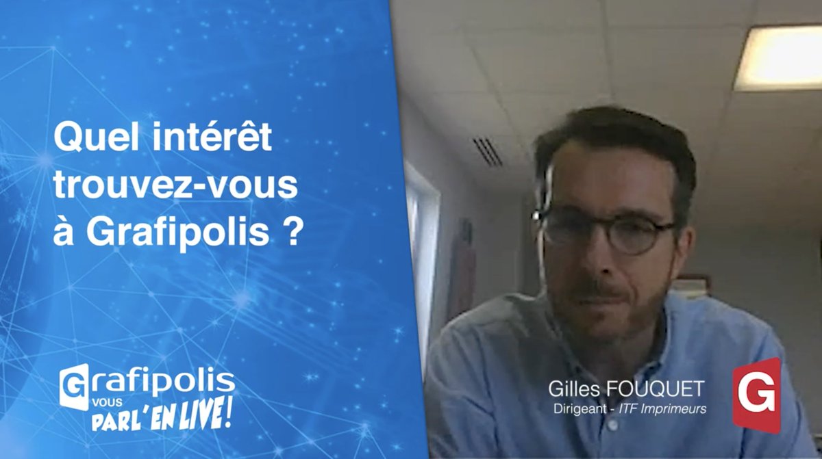 grafipolis44's tweet photo. Gilles Fouquet, dirigeant de la société #ITFIMPRIMEURS​ a eu la gentillesse de nous parler de sa vision de l'#apprentissage avec Grafipolis et des métiers de l'#impression. Un grand merci 🙏.
D'autres interviews sur notre chaîne Youtube 🎥 https://t.co/7qIM52mzwk via @YouTube https://t.co/HgqNnt3H9f