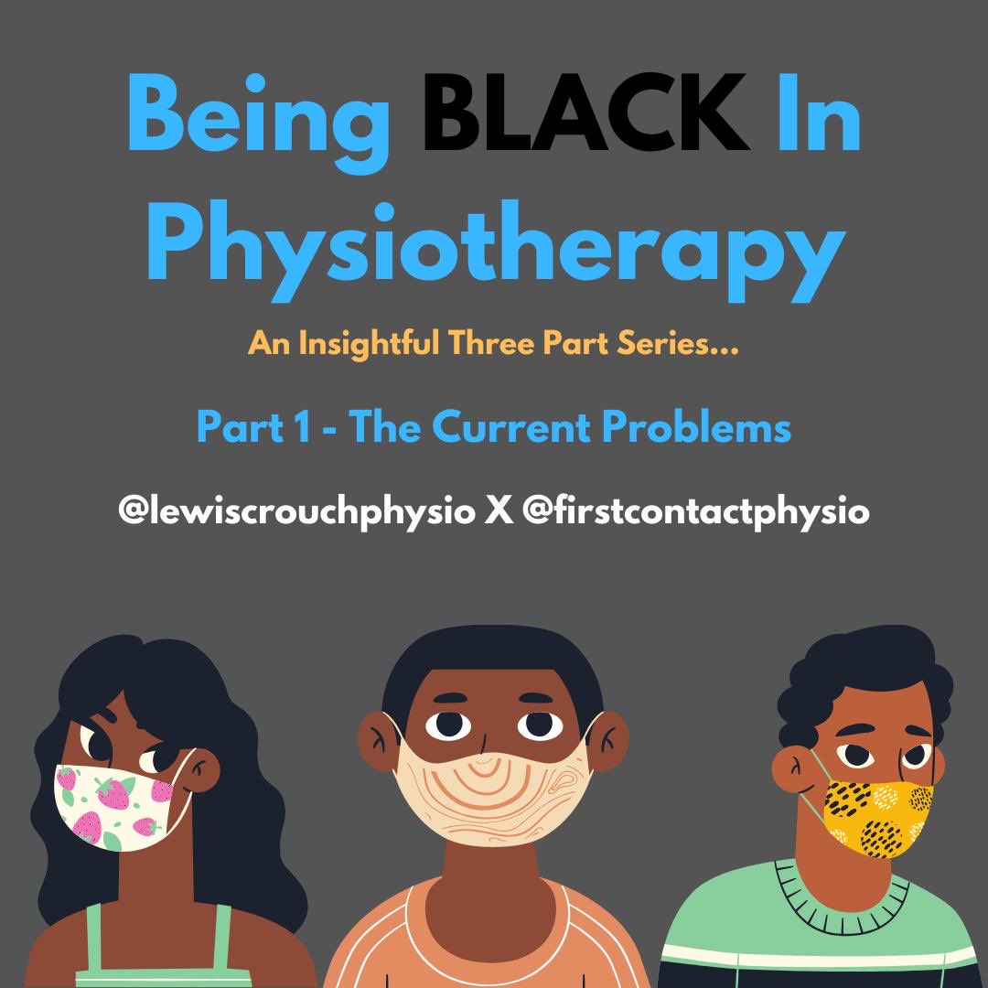PART 1 - THE CURRENT PROBLEMSThis post displays the facts and figures that affect the Physiotherapy profession in regards to inclusivity of Black Physios and students. 1/2