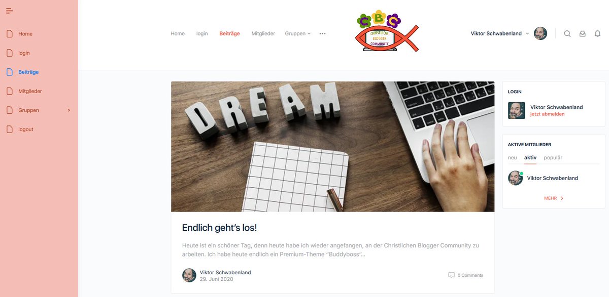 CB_Community's tweet image. Kaum zu glauben, aber langsam baut sich eine neue Plattform der Christlichen Blogger Community auf. 
Es muss noch viel Arbeit getan werden, um die Community richtig aufzubauen. Unterstütze mich bitte dabei!
bit.ly/CBC-Spende