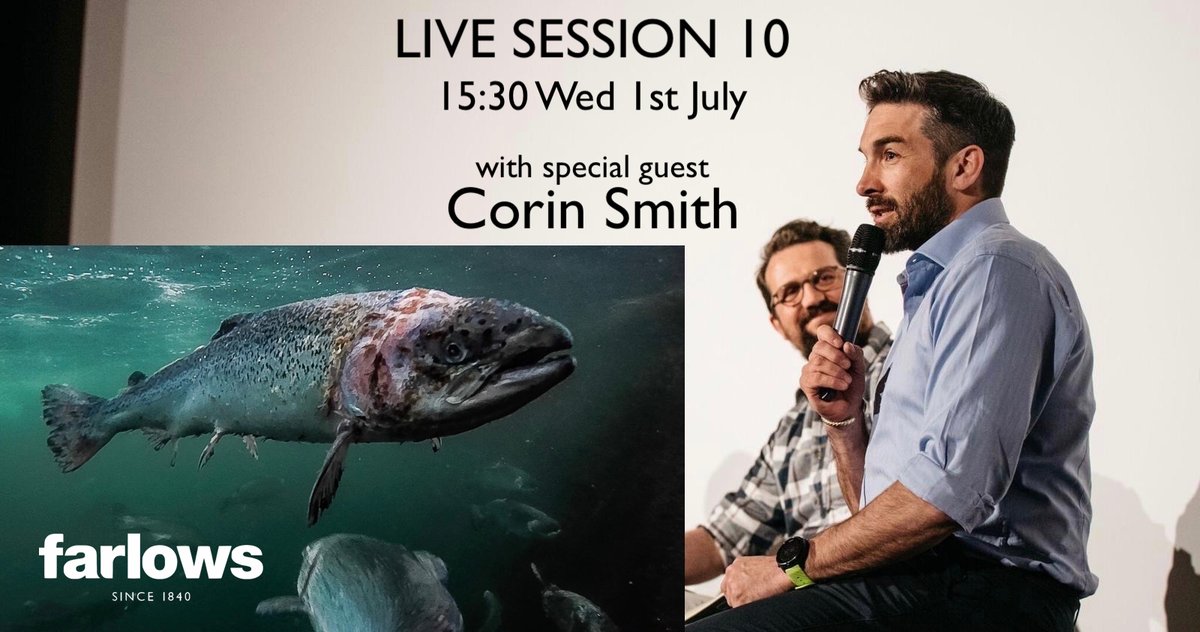 LIVE ON FACEBOOK THIS WEDNESDAY!

Don't miss this week's Facebook LIVE Interview with Corin Smith of @SalmonTroutCons . This is your chance to hear about the campaign to clean up Scotland's open cage salmon farms and save our wild fish.