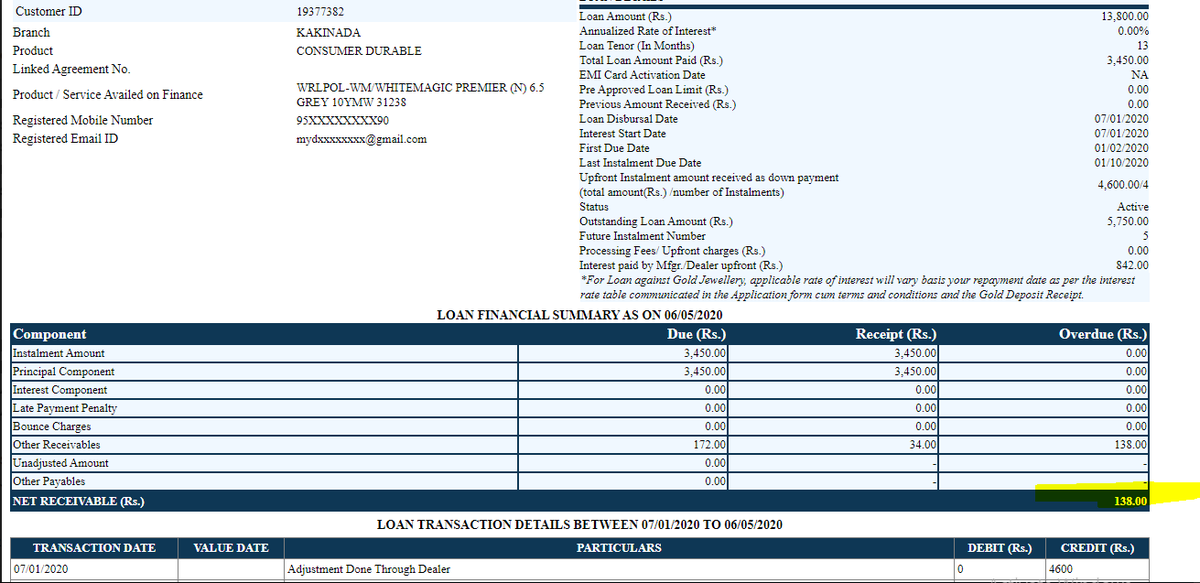tollywoodnagar1's tweet photo. @Bajaj_Finance 

Why Should I pay these interests, since I haven't asked for moratorium. I tried to call you but not responding and not given any response for my quires? I have enough money in my bank but you guys are failed to deducted. #BajajFinanceScam https://t.co/ZNsIkwV7jA
