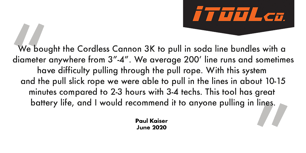 itoolco's tweet image. Kicking off the week with this positive feedback. That&apos;ll put a spring in our step.

Thank you Paul!

#electricalcontractor #wirepulling #electricalwork #electrician