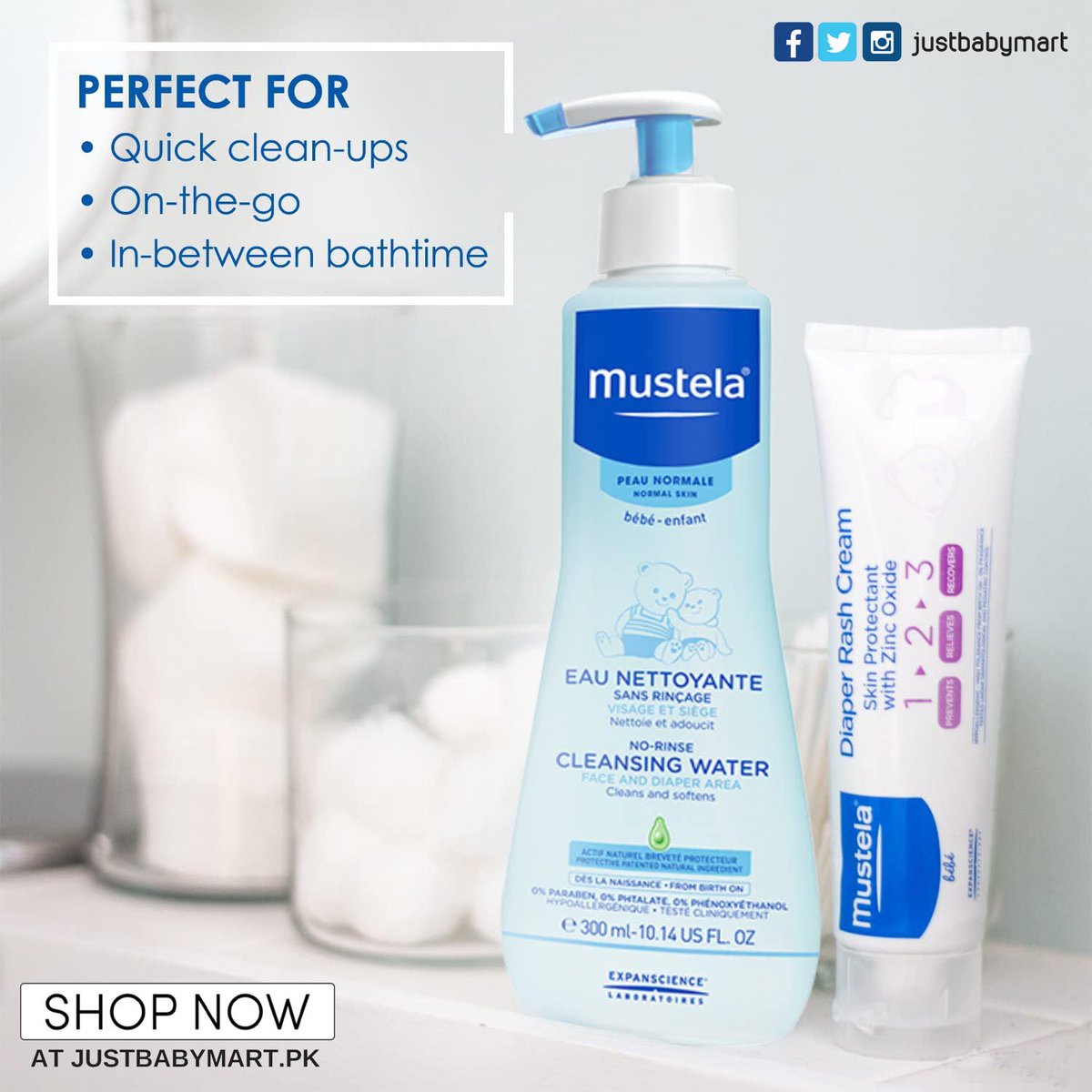 mustela for face rashes