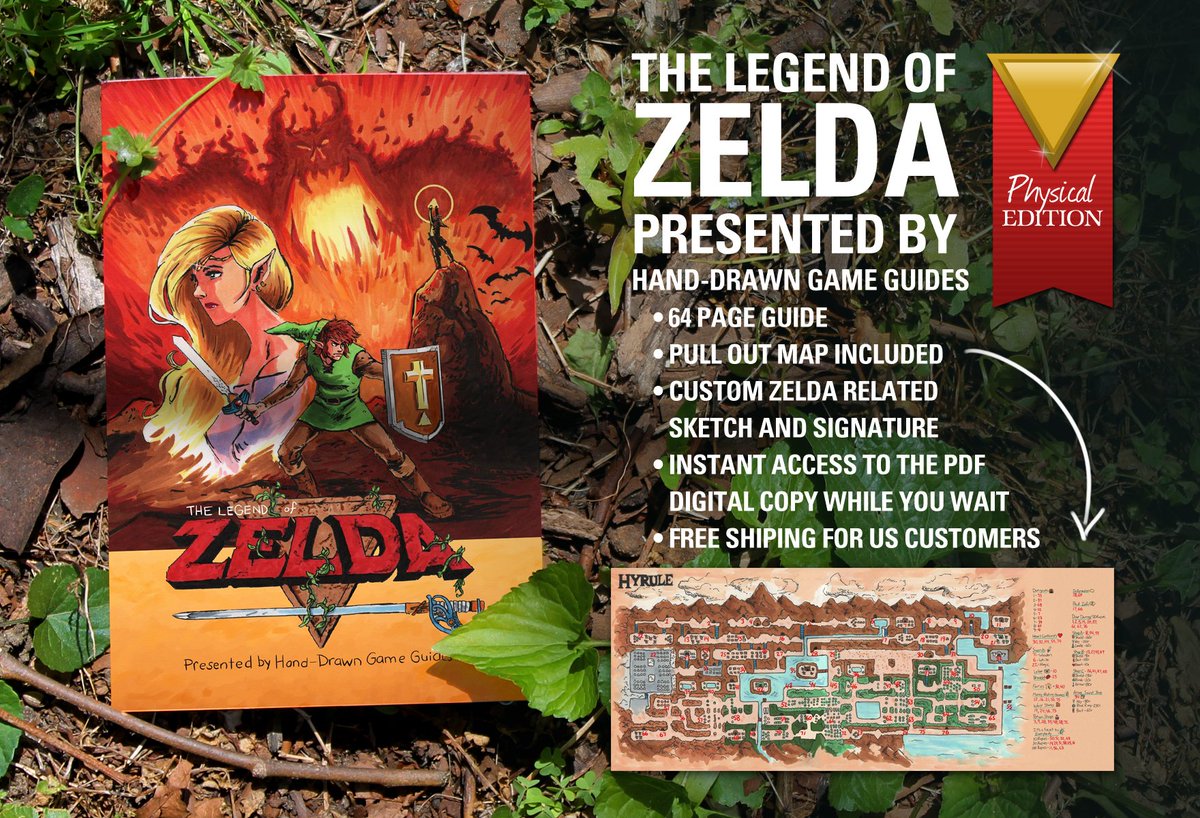 Review] The Legend of Zelda: Presented by Hand-Drawn Game Guides — A  passion project for the pages