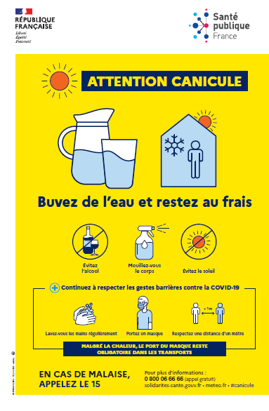 VilledeValence's tweet photo. S'hydrater et rester au frais, c'est essentiel avec la #Canicule - En cas de malaise, appelez le 15 @Prefet26 @ARS_ARA_SANTE #Valence @ValenceRomans https://t.co/GfMlPwDRWK