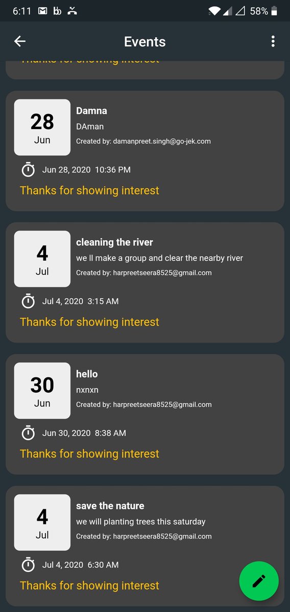 Harpreet_Seera's tweet photo. Hi Guys..!
Presented Saviour in Hack20(Flutter hackathon): A social flutter app to create connect and see environmental issues over world.
Github Repo:https://t.co/L4LHUNlVTb
Contribution: @damanpreetsb

#Flutter #flutterdev #hackathon #Hack20 #firebase #GoogleMaps #dart https://t.co/F2u5Cb1HHJ