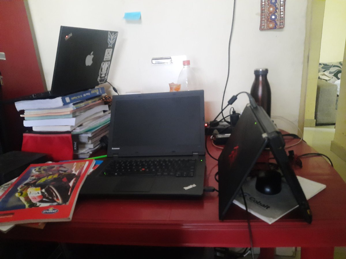 s3curityb3ast's tweet photo. Few glimps of #WorkFromHome life. When you are working on hardware security. #pentestingnotes #bugbounty #cybersecurity #IoT https://t.co/m3lhAPOZeb