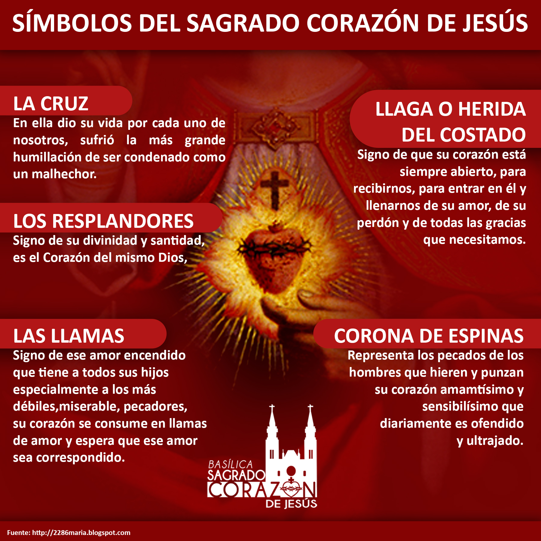 Símbolo Del Sagrado Corazón De Jesús