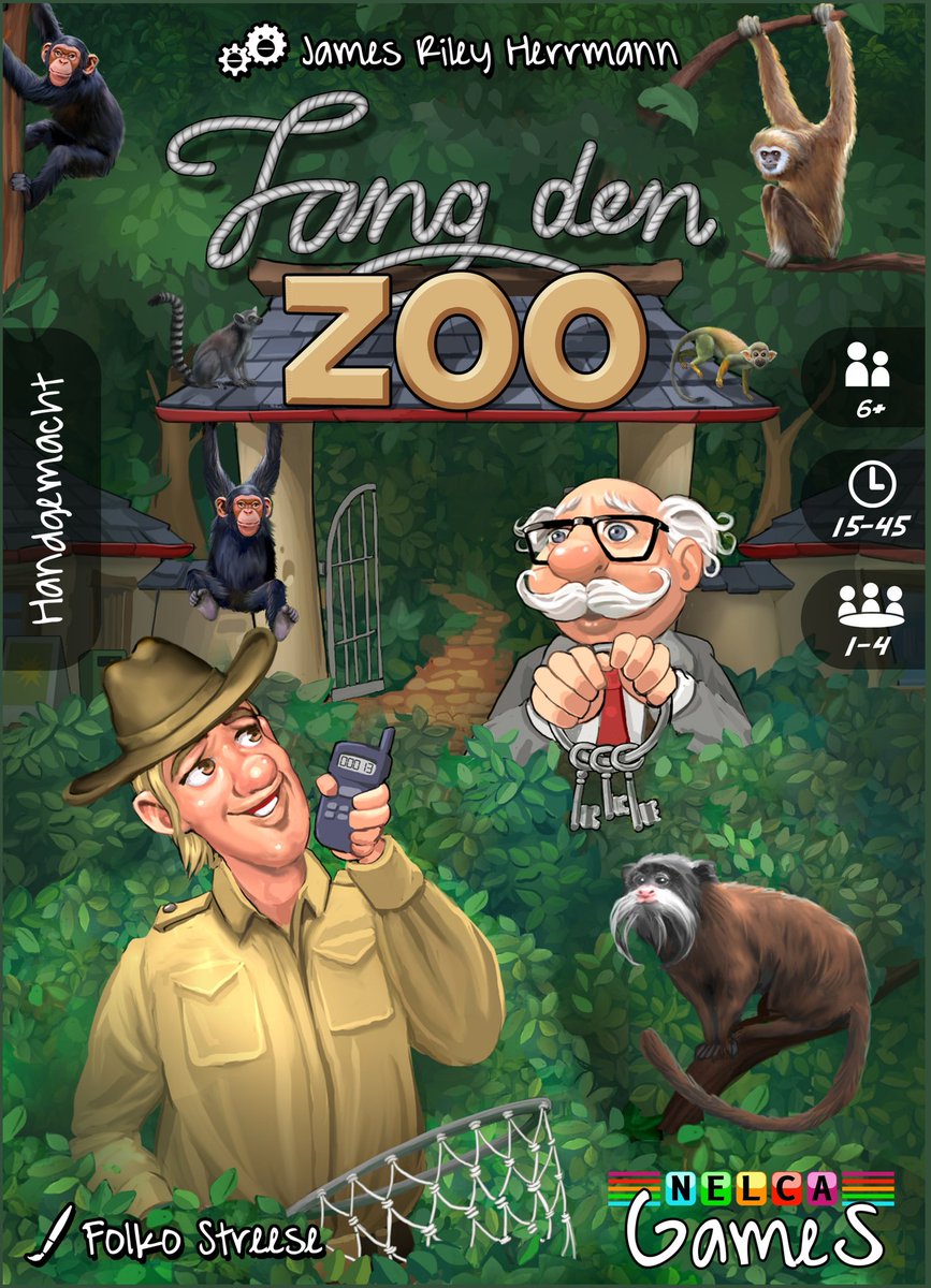 Fang den Zoo - Titelbild
#Affenzoo #Memospiel #jamesrileyherrmann #Bordgame #FolkoStreese #nelcagames