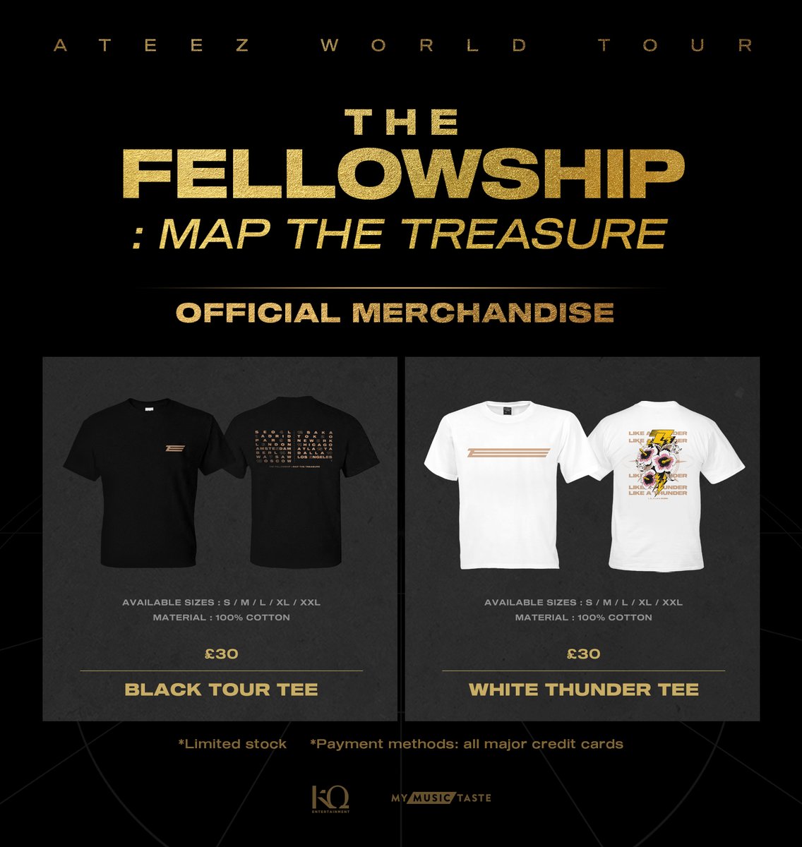 _mymusictaste's tweet photo. #ATINY 👀
 
Hurry while stock lasts! 😱
Get you #ATEEZ - The Fellowship: Map The Treasure official tour merch 🔗https://t.co/QEikyGVw5i
 
✅ Worldwide shipping ✈️
 
#ATEEZ #에이티즈 #TheFellowship #Map_The_Treasure #Merchandise https://t.co/1b8ftUK6yd
