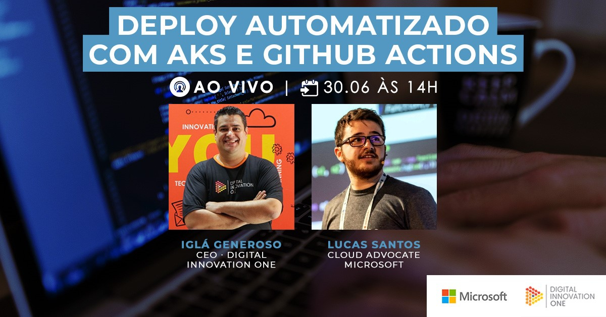 _StaticVoid's tweet photo. AMANHÃ as 14h vou estar falando ao vivo com o pessoal da @dio4tech sobre #Kubernetes e #GHActions! Vamos melhorar o nosso pipeline de CI e CD de forma simples e rápida!
https://t.co/QJQc1098IH https://t.co/uoYlm3iGvu