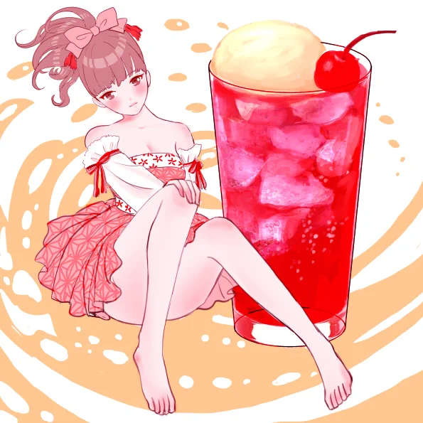 擬人化 イチゴソーダさん 