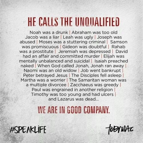 GodsWrestler133's tweet photo. God doesn’t do a background check to decide how he’s going to use us. He uses the ones who are available. He uses the unqualified. He loves to get the glory for your story. #H1Story https://t.co/tEeMzoQuje