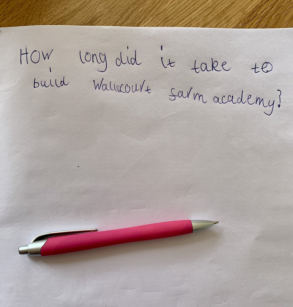 sl0ggs's tweet photo. @Y1WFA Question from Tilly for Ms Kelham following this weeks enquiry... https://t.co/My4yP7KQHt