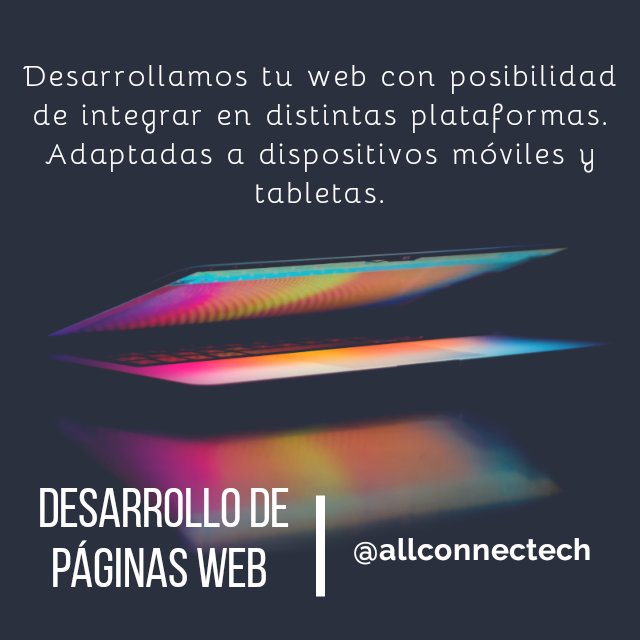 Allconnectech's tweet photo. #desarrolloweb #b2b #paginasweb #website #innovación #innovation #proyectos https://t.co/FKhAgOoy7W