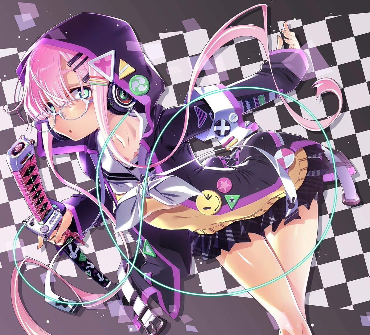 HolTunes様のジャケット絵として描かせていただいたものです。ジャケットデザインはヒトマスモドル様。10点目 その1 