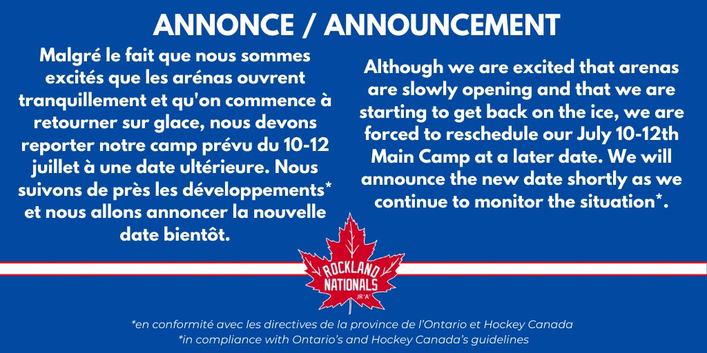 RocklandNatsJrA's tweet image. Update/Mise à jour