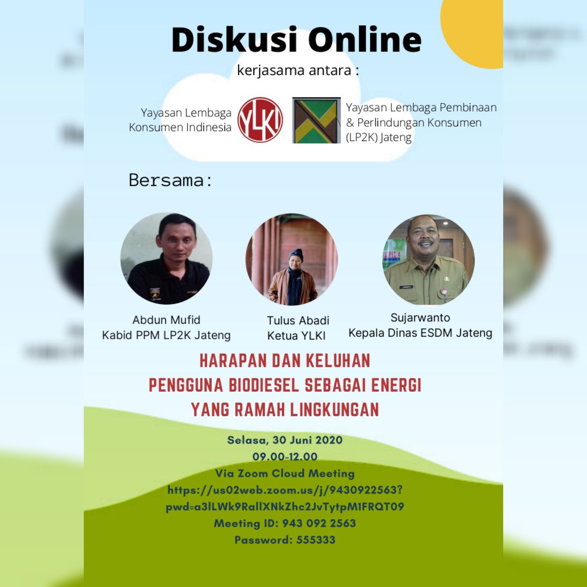 YLKI_ID's tweet photo. Selamat malam consumers😊🙏
Besok akan ada diskusi terkait penggunaan biodisel khususnya di Jateng...yuk kita pantengin dan bisa jadi cermin kita kedepannya
#konsumenberdaya
#HaveyourRight
#VoiceforVoiceless https://t.co/7MabMN5UhC