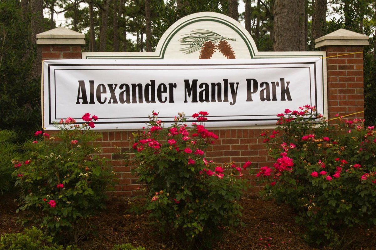 An anonymous group replaced the Hugh McRae Park sign around 7am this morning (Monday). Tell us: What would you rather Hugh MacRae Park be named? #wilmingtonnc #blacklivesmatter #nojusticenopeace #saytheirnames #representationforall <a href="/CityofWilm/">City of Wilmington, NC</a> <a href="/NewHanoverCo/">New Hanover County</a>