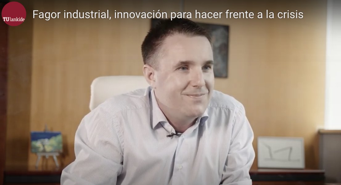 FagorPro's tweet photo. La #innovación, nuestro ADN y motor para salir reforzados de esta crisis. Así lo explica Iker Alberdi, Director General de #OnneraGroup en esta entrevista con @esTUlankide 👉https://t.co/rNTGLyTqCr #hostelería #hoteles https://t.co/uv3cTOgw2P