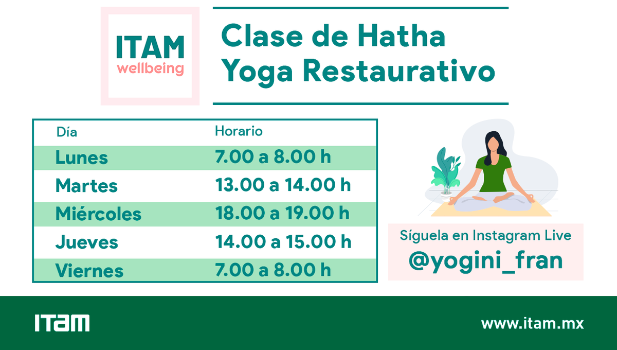 YogiFrancoise's tweet photo. #HathaYogaRestaurativo @ITAM_mx @Quieroser_ITAM #BackMitra #ShalaMahuri #SaludItam @ITAMuniversity #AspirantesITAM https://t.co/OCrj3vemO6