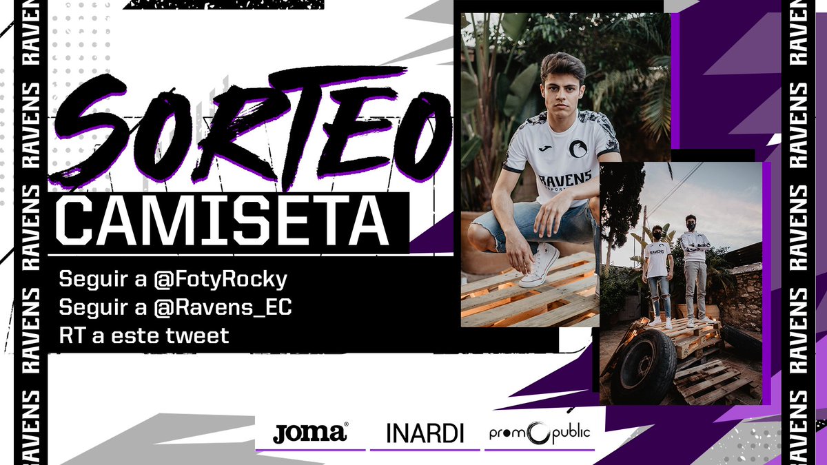#SORTEO

¡Vamos a celebrar el partner de nuestro cuervo sorteando una camiseta!
REQUISITOS
-Follow <a href="/FotyRocky/">Foty14</a>
-Follow @Ravens_EC
-RT al tweet

Tenéis hasta el lunes 6. Aprovechad que es gratis 👇

#FlyHigh