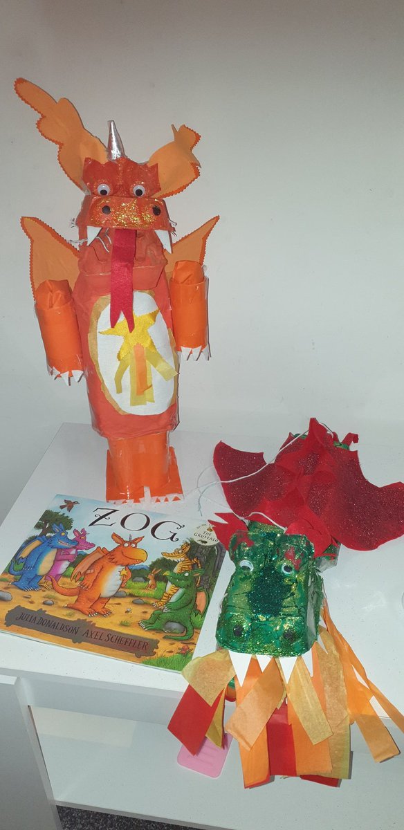 CarlieSmith1989's tweet photo. Millie made a Dragon last week her favourite part was putting the glitter on β"Zog and Dragon are going to be best of friends" #malvernprimary https://t.co/w3vATtBaTi