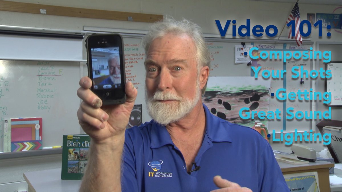It’s #NationalCameraDay. @FCPS_IT #OurFCPS videographer offers tips on how to take better photos and videos when using a mobile device. Watch his “Video 101 for the Classroom” series on the <a href="/FFXNetwork/">Fairfax Network</a> YouTube Channel at bit.ly/2NFqJ49.