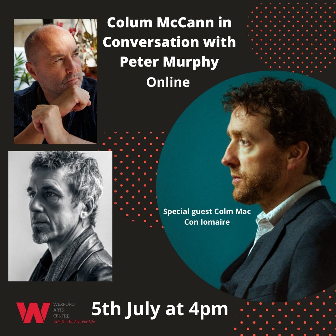 Join us for in conversation via Zoom on Sunday 5th July at 4pm <a href="/WexfordLitFest/">Wexford Lit Fest</a> Book now bit.ly/2VvKHTc  
Colm will play a piece he was inspired to write when on a non-profit global exchange group