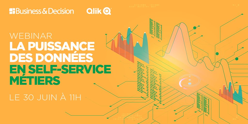 BD_Group's tweet photo. [#WEBINAR] Au programme : pourquoi et comment déployer un self-service analytique dans votre entreprise ? par @mick_levy  et démo live par @Qlik_FR 🗓 Mardi 30 juin à 11h 📍Alors, on vous dit à demain ?!🤗👉https://t.co/1qcM0RKLdF

#WebinarsBD #SelfService #Data #IA https://t.co/aVffoWTlYr
