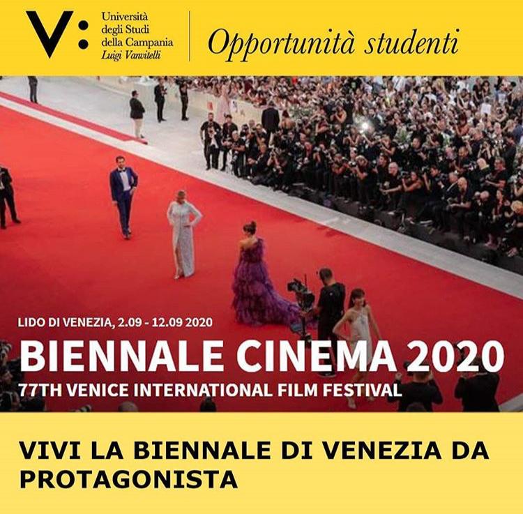 #VANVITELLIMAGAZINE | Vivi la biennale da protagonista! Richiedi il tuo accredito cinema da studente alla 77esima Mostra Internazionale d’Arte Cinematografica. bit.ly/2Npix8a