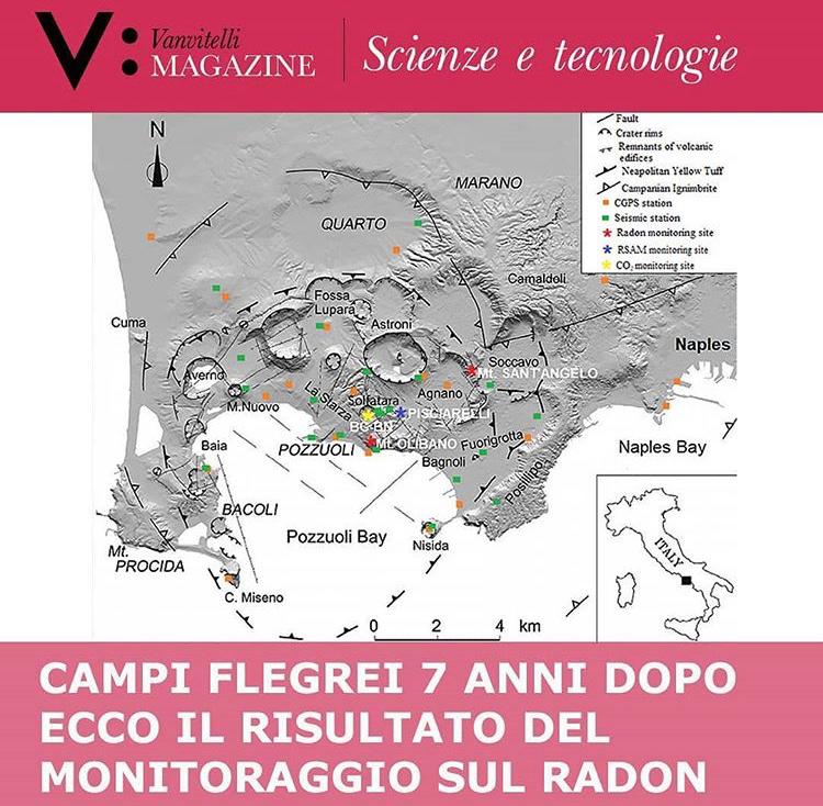 #VANVITELLIMAGAZINE| Emissioni di #randon rivelano che la caldera dei Campi Flegrei è molto più estesa. bit.ly/2NqjA7R