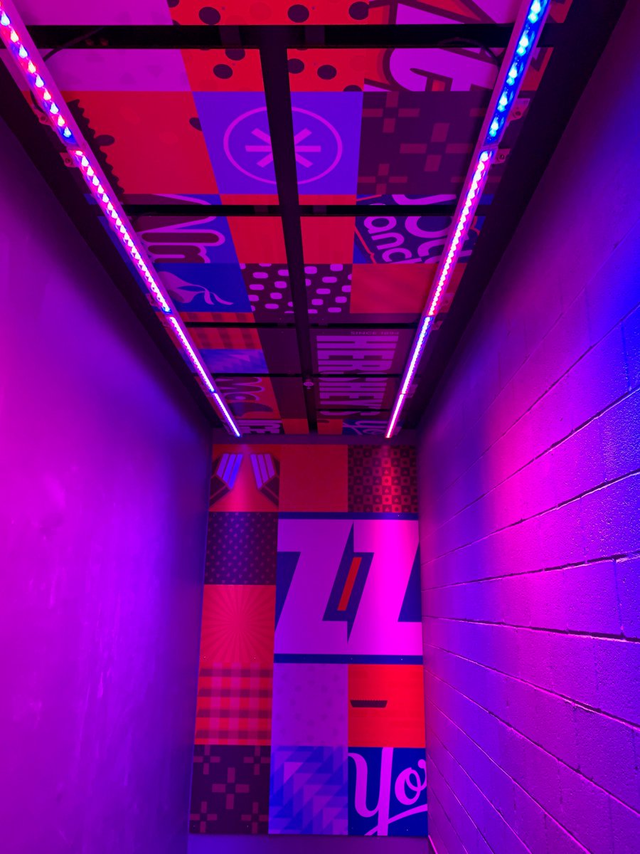 Hersheypark's tweet photo. Here’s your first look inside the Candymonium coaster station. Check out some fast facts about The World’s Sweetest Coaster: https://t.co/uJqHqLI9lg #HPChocolatetown https://t.co/YR0nYfLeQn