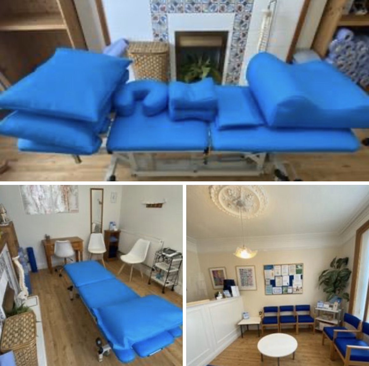 CamborneTown's tweet photo. The #Camborne Back &amp; Sports Injuries Clinic is now open &amp; they have given the practice an update with wipeable ‘soft furnishings’.

You can book an appointment &amp; view their new measures by visiting their website https://t.co/1g1sQUbDbm 

#LocalService #StaySafe #SupportCamborne https://t.co/usPcthxlh7