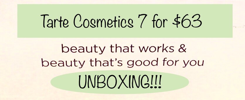 emoutsi's tweet photo. Check out my unboxing and review for Tarte’s recent 7 for $63 deal on #YouTube and head over to https://t.co/paOyr0cCwE for more reviews, makeup lewks, and more!

https://t.co/mCxrFdSJFD https://t.co/j1oX1XEKZZ