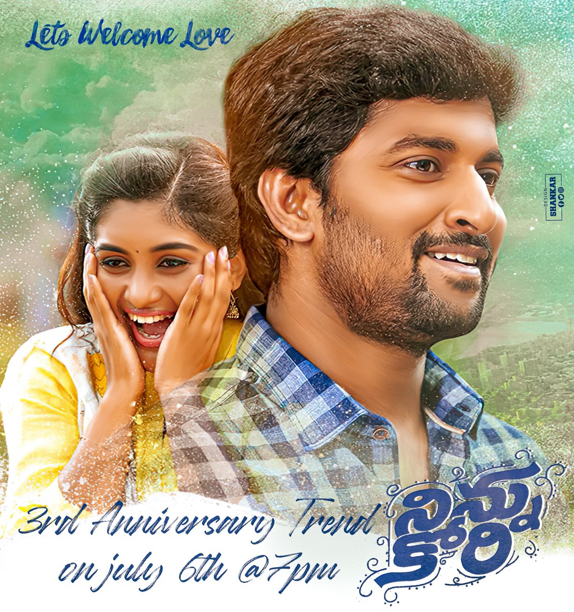 NeerajPattem's tweet photo. 🚨 Announcement 🚨

Ninnu Kori Trend Will begin on 6th July at 7 PM and Will Continue Till 7th July 7pm

#NinnukoriTrendonJuly6thFrom7PM 

#LetsWelcomeLife ❤️

#LetsRockTwitter ✊🏻 https://t.co/yvUxpuJeUP