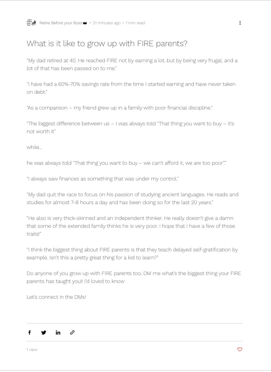 What is it like to grow up with FIRE parents?

#Investment #FinancialFreedom 

Full blog👉🏻 fornost1.wixsite.com/website/post/w…