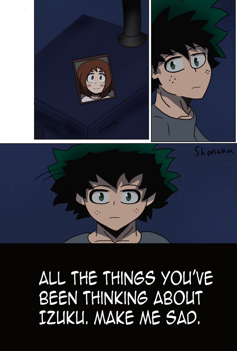 picture Uraraka Pfp Sad izuocha myheroacademia ochako izuku