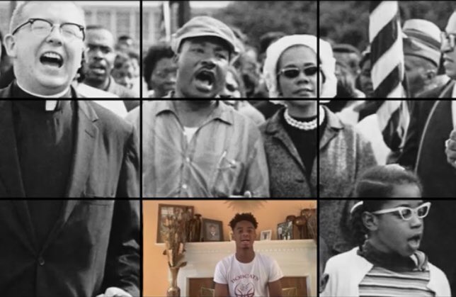 stu_cce's tweet photo. The spirit ✨ of @StThomasUniv speaks through this recording of Dr. King’s Letter from a Birmingham Jail. We know his words are powerful, visionary &amp; inspiring, and his insights still applicable today.♥️🖤💙 Full recording here: 
https://t.co/uPRtHp7FMo

#STUEthicalLeadersForLife https://t.co/ove0G95SA0