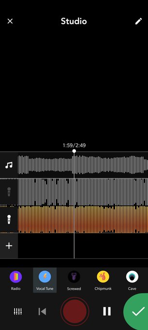 Work in progress, orange means AutoTune https://t.co/TVjMFuZawG
