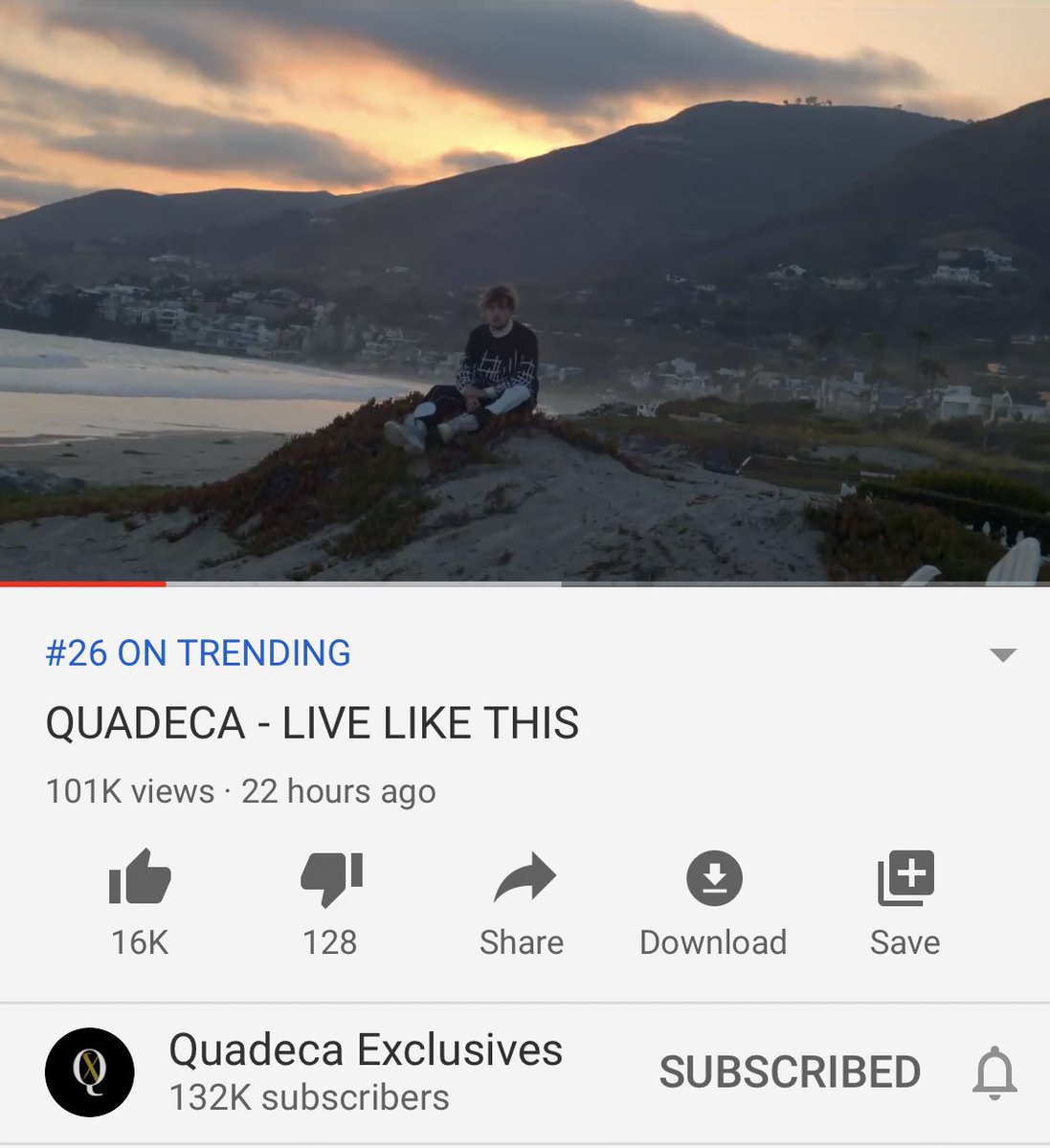 Dropped a random leftover on my 2nd channel and somehow already 100k views and trending😭😭 y’all are the goats making me so excited to put out more stuff