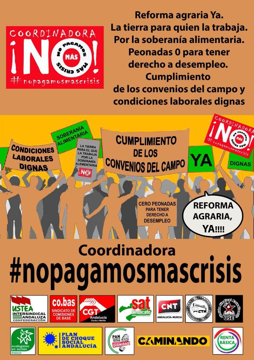 planchoque_AND's tweet photo. Porque #nopagamosmascrisis mañana estaremos en las calles en todas las provincias andaluzas ✊🏿✊🏾✊ https://t.co/BNm6F2dXUH