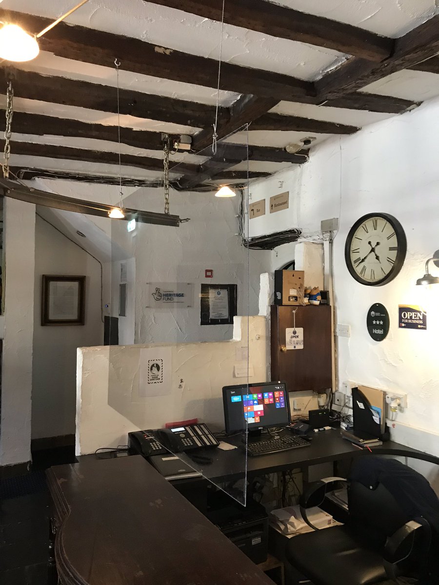 DobbinsInnHotel's tweet photo. Just a few areas that we are getting put into place #COVID19 #safetoopen #WelcomeBack #carrickfergus https://t.co/9HCeYmDdeD